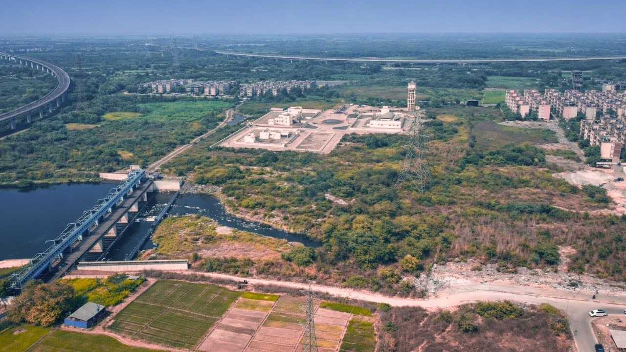 4 lane Hindon bridge Ghaziabad