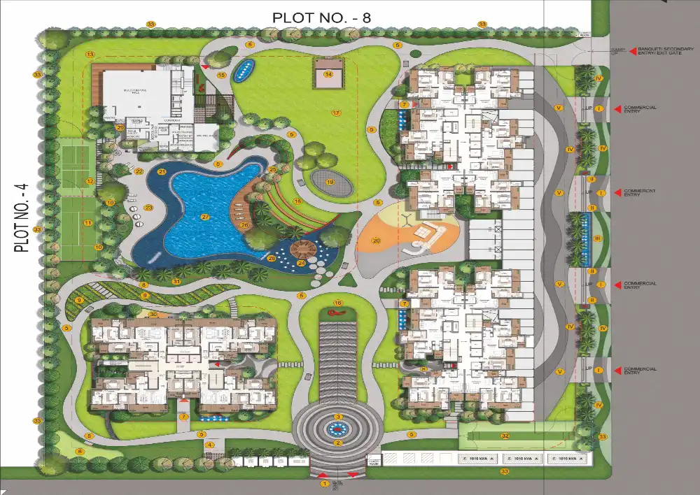 Divyansh Green Heights Site Plan