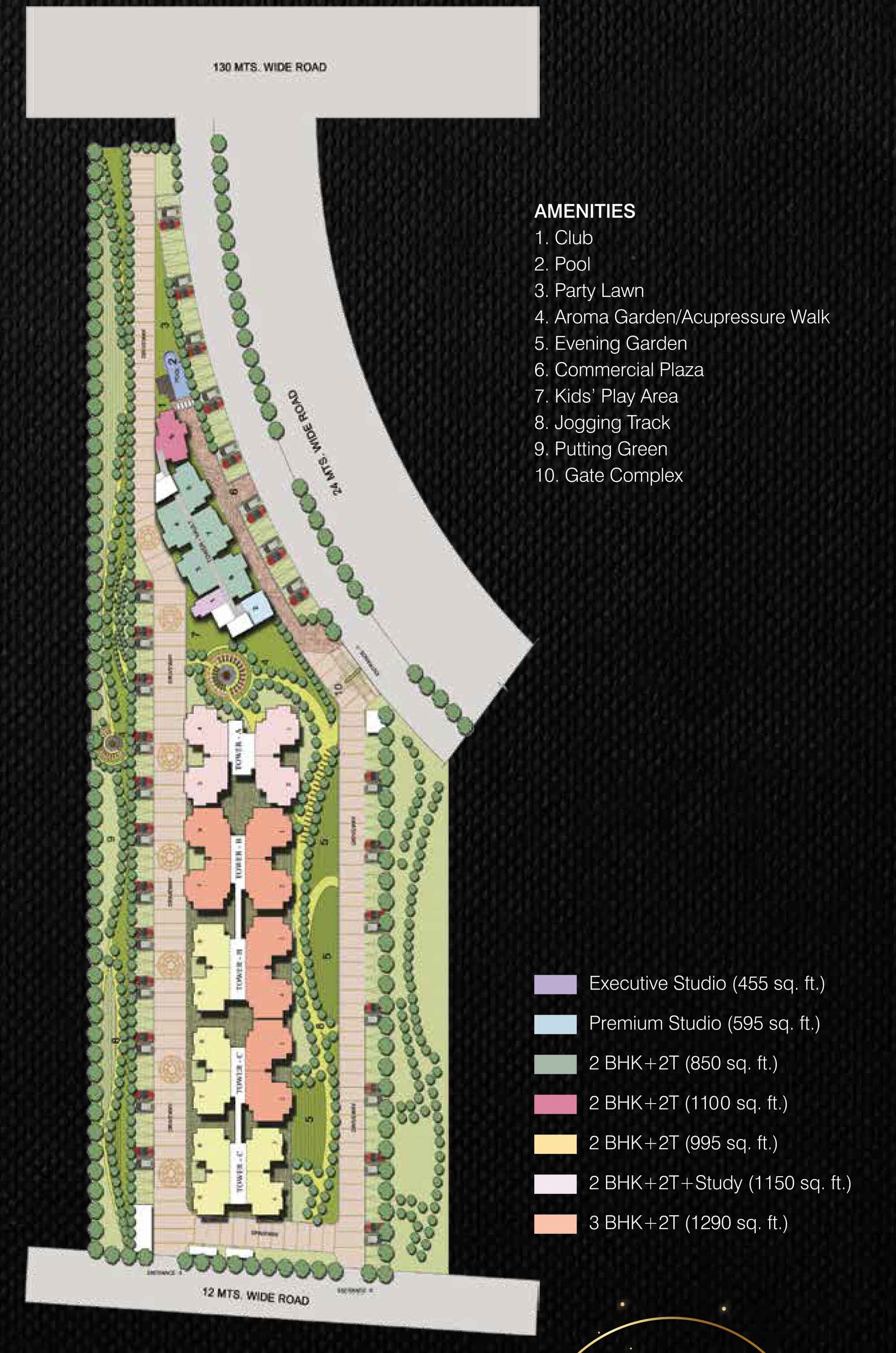 Oasis Venetia Heights Site Plan