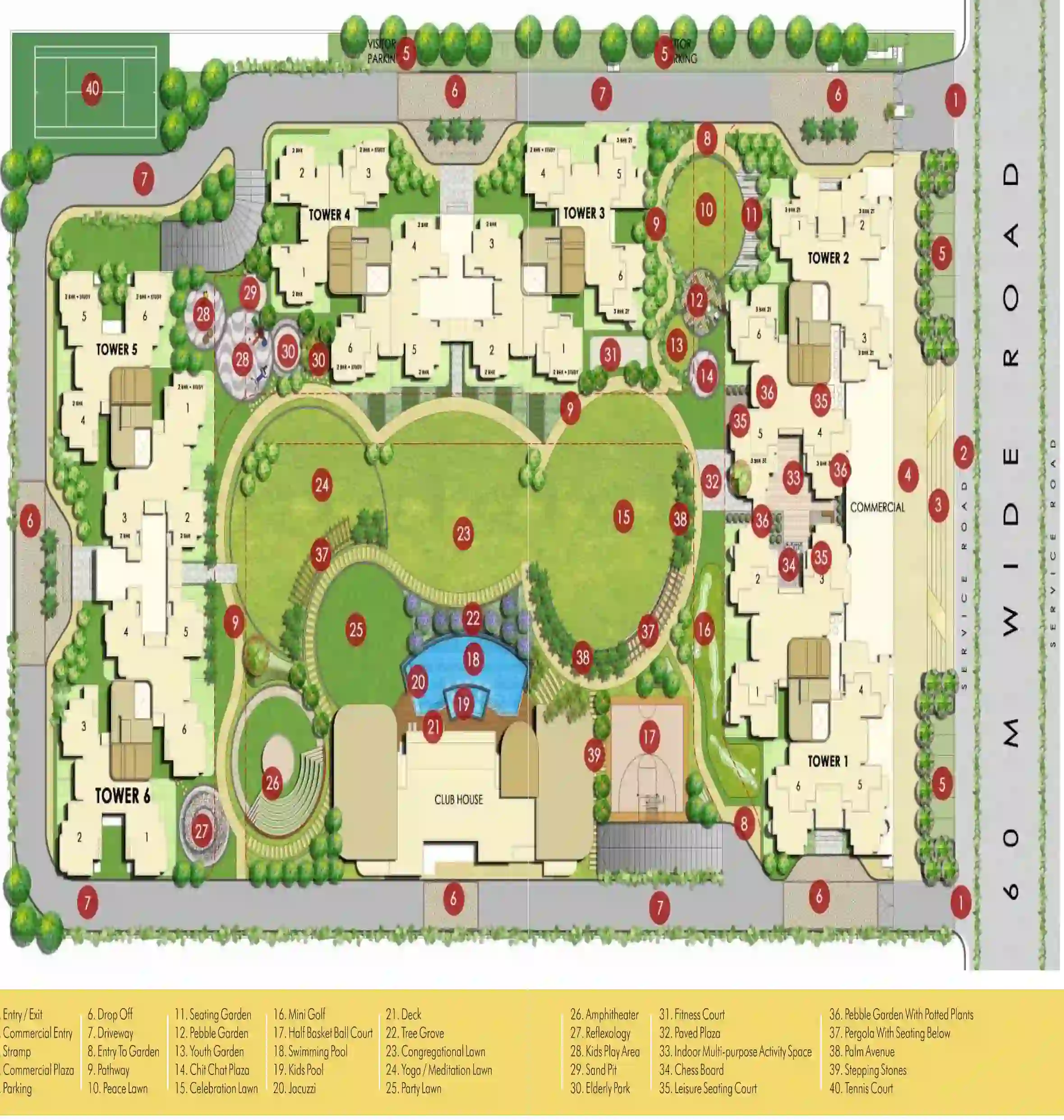 CRC Sublimis Site Plan