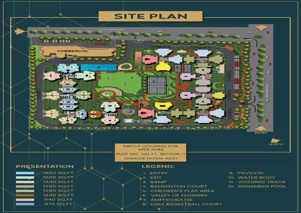 Apex Aura Site Plan