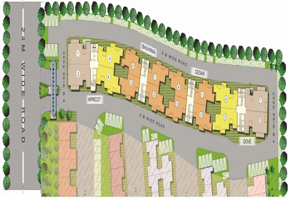 Paramount Golf Foreste Site Plan
