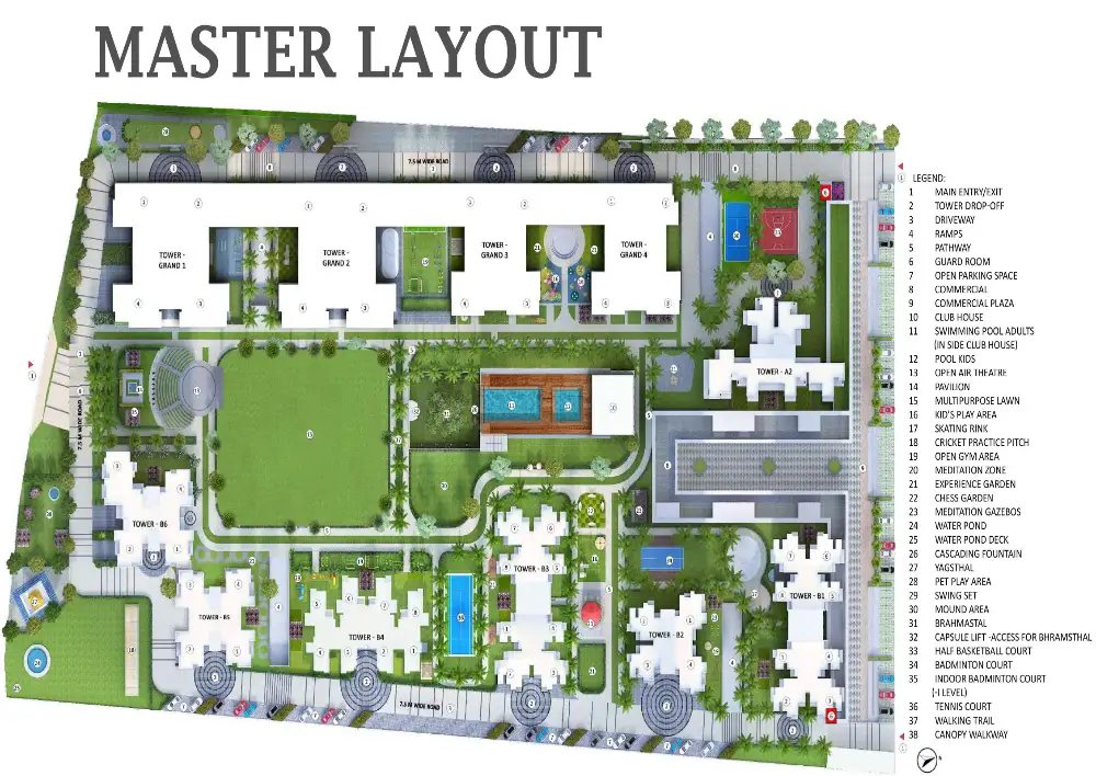 Nirala Grand Site Plan
