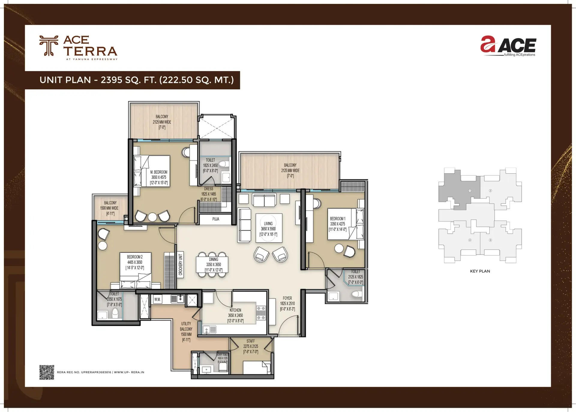 Ace Terra Sector 22D - luxury 2, 3BHK flats in Greater Noida