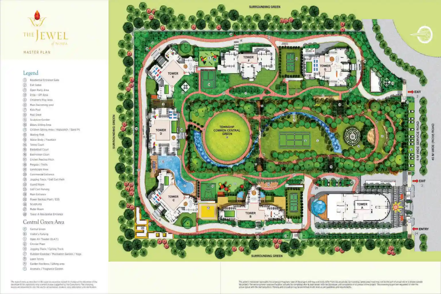 Dasnac Jewel of Noida Site Plan