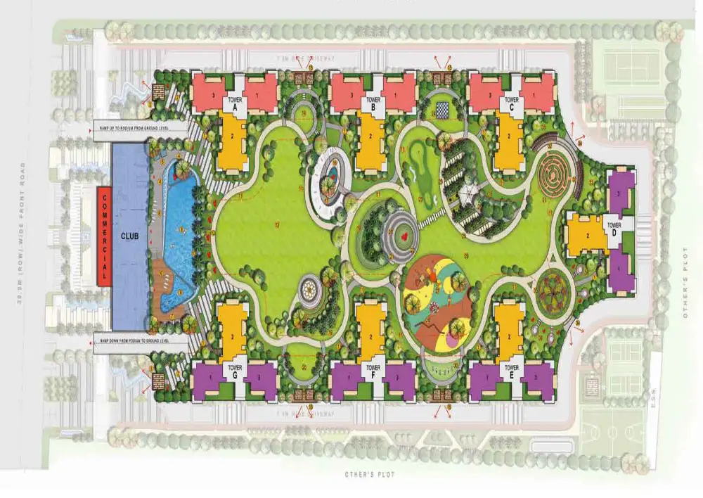 Samridhi Daksh Avenue Site Plan