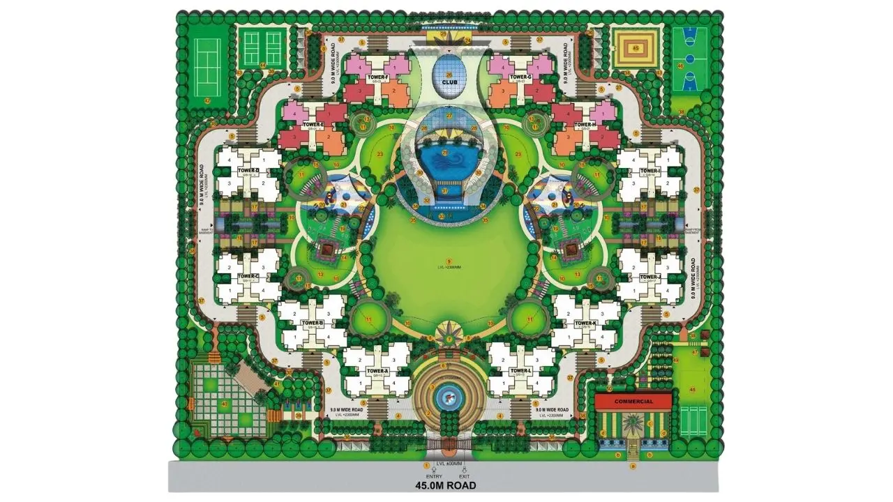 Samridhi Luxuriya Avenue Site Plan