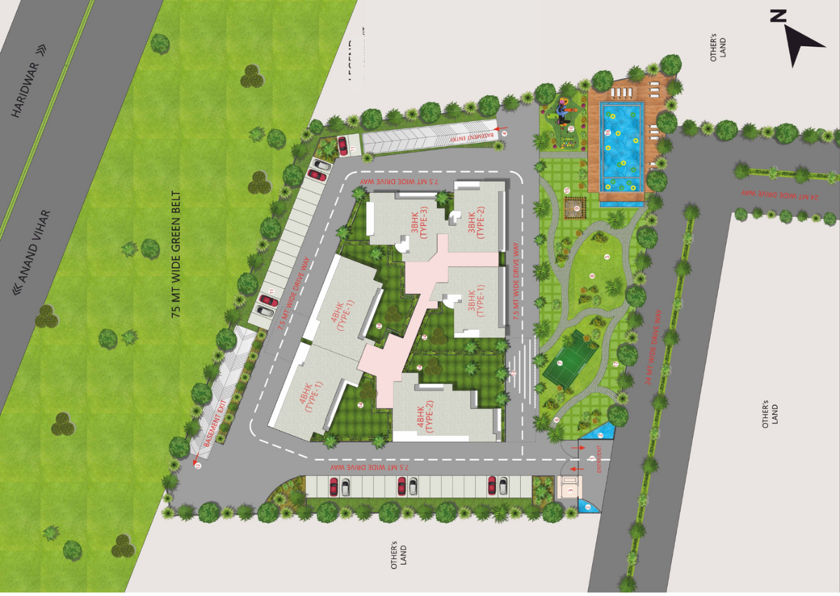 Ramprastha Iris Prime Site Plan